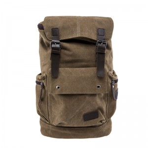 17SC-6572M fabriks direkt muffe färger miljövänliga varaktiga casual Vintage Canvas Casual Daypack Laptop Ryggsäck