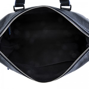 18SG-6817F Män Leechee äkta läder bärbar dator portfölj väska med Tablett fickan