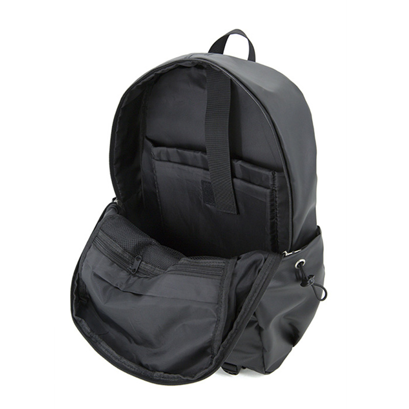 19SC-7927D svart färg casual stil män företag reser vattentät bärbar ryggsäck