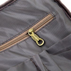 19SA-7920D Hög kvalitet PU med kanfas bärbar dator ryggsäck två sätt ryggsäck bärbar dator