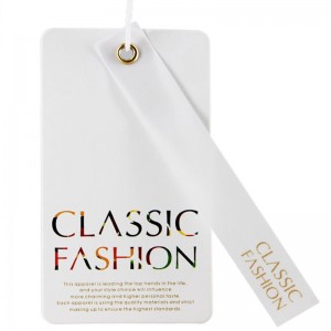 Creative Fashion Clothing etikett hangtag Skräddarsydd 04
