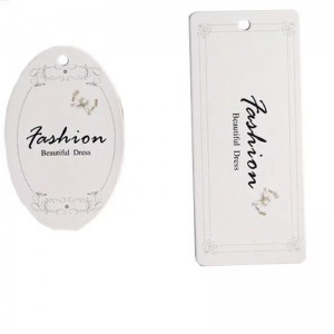 Creative Fashion Clothing etikett hangtag Skräddarsydd 04