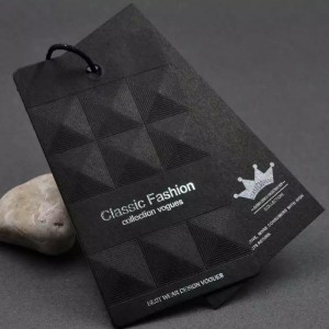 Creative Fashion Clothing etikett hangtag Skräddarsydd 9