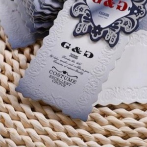 Creative Fashion Clothing etikett hangtag Skräddarsydd 12