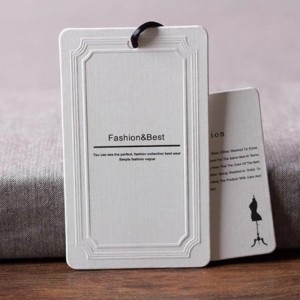 Creative Fashion Clothing etikett hangtag Skräddarsydd 13