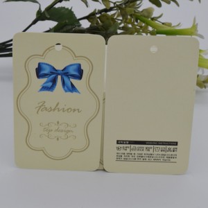 Creative Fashion Clothing etikett hangtag Skräddarsydd 14