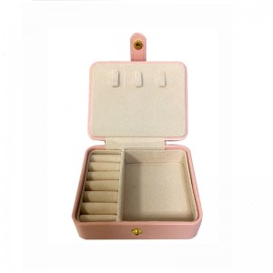 Partihandel skräddarsydda läder lyxiga smycken se presentförpackning