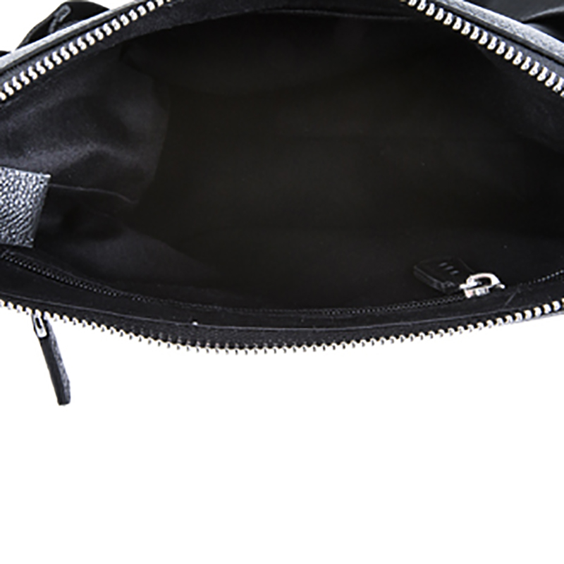 18SG-6827F Soft touch högkvalitativ cowhide läder crossbody väska för män