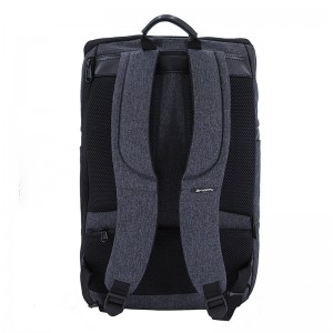18SA-7443M stötskyddad nylon med vattentät PU trim laptop bagback för män