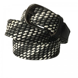 HD0823 - Anpassad äkta Letaher kombination elastisk bälte