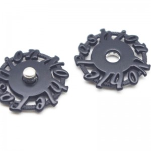 Grossistar Anpassade modetilbehör för metallplagg 6