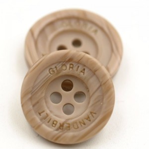 mode design 2 hål polyester sy plagg knapp 14