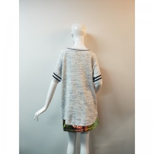 LIGHT GRAY V-HALS CARDIGAN RLWS0037F