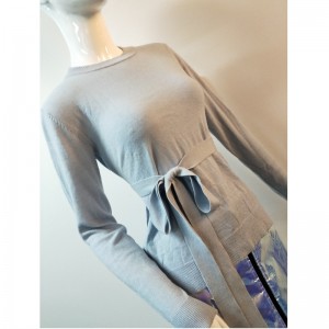 GRAY BELL SWEATER RLWS0066F