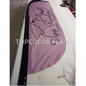 Custom Print Promotional Feather Flaggor