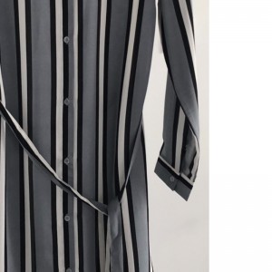 STRIPE LONG SLEEVE BLOUSE JLWB0012