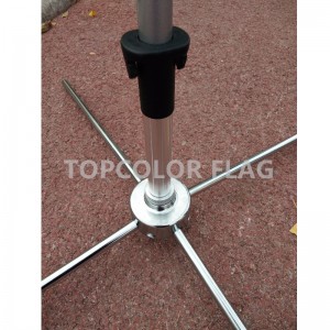 Högkvalitativ Wholesale 16ft Beach Feather Flag With Flexible Pole