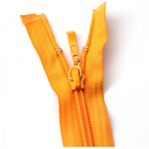 Bomullsrock öppen ände 70 cm 5 # nylon dragkedja 5