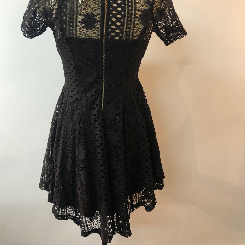 BLACK LACE DRESS JLWD0034