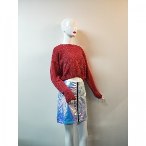 RÖD KORT SWEATER RLWS0093F