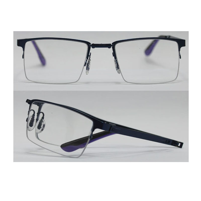 Unisex nyaste Style folding läsglasögon med metall tempel, AC-objektiv, CE och FDA standarder,