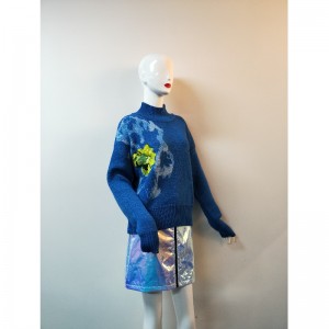 BLÅ PRINT SWEATER RLWS0134F