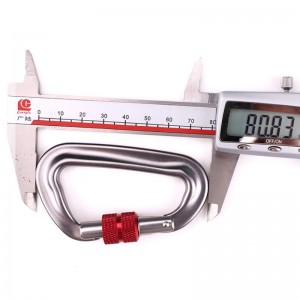 Utomhus krok klättring läger huvudlås karabiner multifunktion mutter klättrings spänne utomhus snabb fångstutrustning säkerhetslås detektering hål d-skruv huvudlås luftfart aluminiumlegering