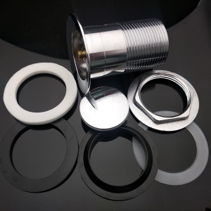 Lyxig stil mässing handfat avfall för hotell