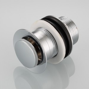 Polerad krom pop-up pop-up klick klackavfall