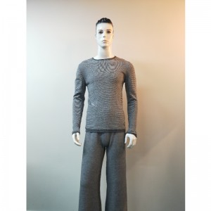 GREY CREW HECK SWEATER RLMS0061F