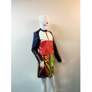 KONTRAST PU BIKERJACKA RLWPJ0005N