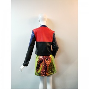 KONTRAST PU BIKERJACKA RLWPJ0005N