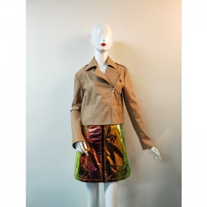 BRUN PU BIKERJACKA RLWPJ0006N