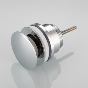 Vertikal avlopp från mässingsbad