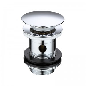 Mässingsbassäng badkar klick klackavfall dyker upp