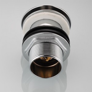 Mässingsbassäng badkar klick klackavfall dyker upp