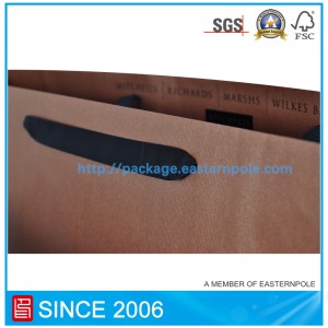 Brun skoväska med skräddarsydd design