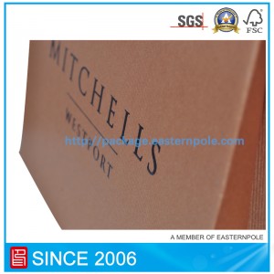 Brun skoväska med skräddarsydd design