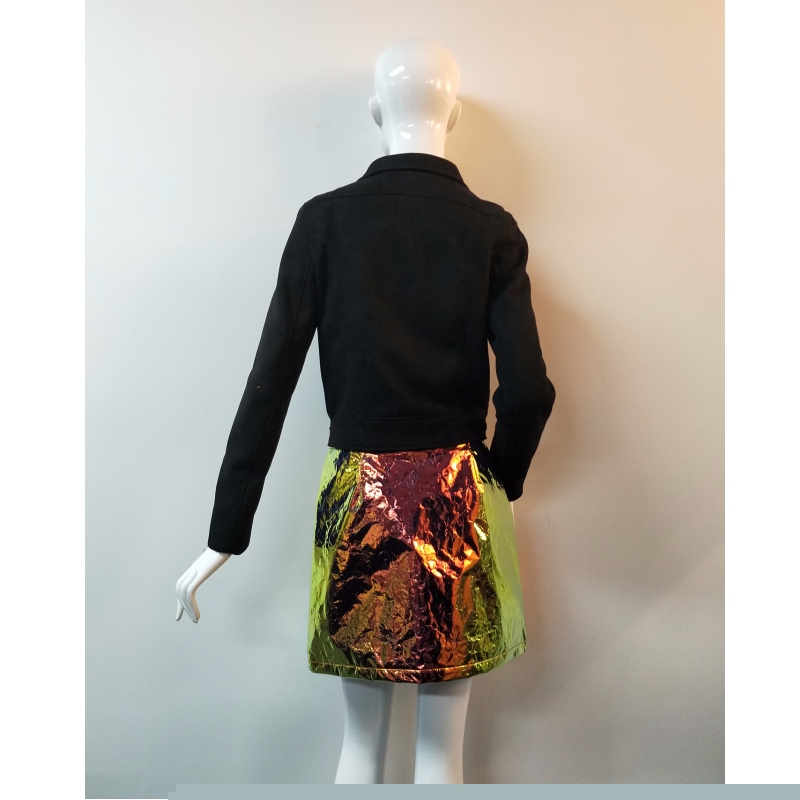 BLACK LADIES SUEDETTE JACKET RLWSJ0003N