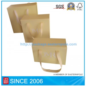 Gul vikbar magnetförpackningslåda