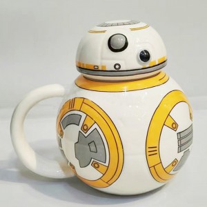 3D-formad keramisk mugg med handtag Kaffe Koppar kreativa gåvor