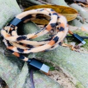 Datakabel för Zebra /Animal mönsterpu