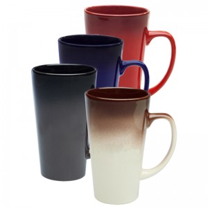 Egen tom Keramik Mug Färg Glazed Keramic Coffee Mug