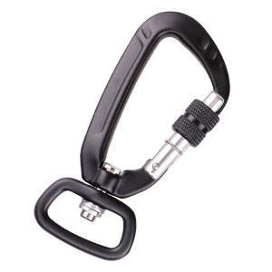 Utomhus krok bergsklättring camping huvudlås carabiner multifunktion mutter bergsbestigning krok bergsspänning utomhus snabb fångst snabb falla utrustning säkerhetslås sondhål d-form skruv hundklipp luftfartyg aluminiumlegering ka...