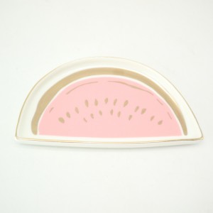 Keramisk smyckeskylt Tjejsmycken Ring Förvaringsplatta Gyllene keramikringfat