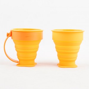 Siliocne vikbar kopp