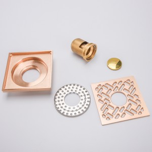 Avlopp för dusch i sidoutloppet