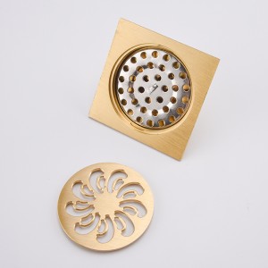 Nikkelbrons automatisk sifon golvdräneringsfälla