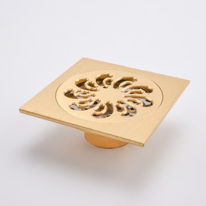 Nikkelbrons automatisk sifon golvdräneringsfälla