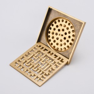 Lätt att installera avluftningsskydd mot lukt på golvet